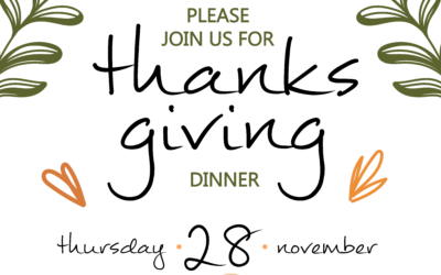 PLEASE JOIN US FOR THANKSGIVING! Thursday, November 28 2024