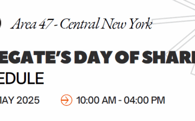 Area 47 Assembly Delegate Day of Sharing, May 17, 2025